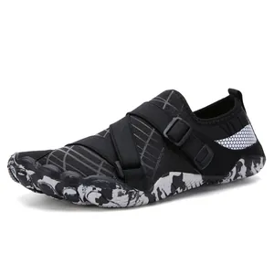 Summer Breathable Mesh Water Shoes For Men Women Quick Dry Barefoot Swimming Shoes Non-Slip Outdoor Upstream Hiking Beach Shoes Five-Finger Design Upstream Footwear