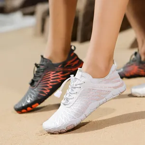 Breathable outdoor water shoes for beach and hiking with non-slip rubber soles for couples