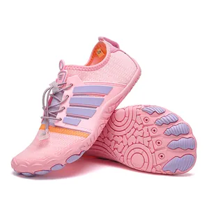 Scarpe da Scoglio Unisex Outdoor Asciugatura Rapida Piedi Nudi Calzini da Acqua Suola in Gomma Antiscivolo Cinque Dita Subacquea Nuoto Spiaggia Trekking