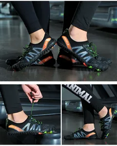 Détails des chaussures d'eau avec mesh respirant et semelle en caoutchouc antidérapante