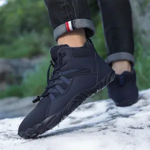 Bottes de neige montantes imperméables avec doublure polaire et semelle antidérapante