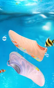 Chaussures aquatiques à séchage rapide avec semelles antidérapantes pour la plage