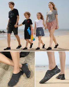 Chaussures aquatiques à séchage rapide avec maille respirante et semelle antidérapante de plage