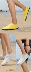 Chaussures d'eau avec maille respirante et semelle en caoutchouc pour la plage et randonnée