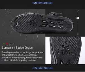 Detailansicht der Carbonfaser-Radschuhsohle mit professionellem Drei-Loch-Klicksystem