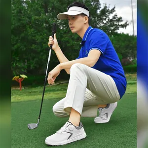 Scarpe da golf leggere antiscivolo per uomo e donna con sistema di chiusura a manopola