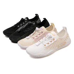 Unisex Breathable Mesh Water Shoes Quick Dry Barefoot Sports Shoes Non Slip Wading Shoes For Beach Hiking Fitness Gym Running Sneakers