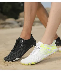 Zapatos de agua para exterior con malla transpirable y suela de goma antideslizante