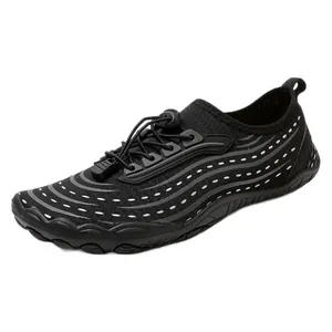 Scarpe acquatiche ad asciugatura rapida per nuoto con mesh e suola in gomma antiscivolo