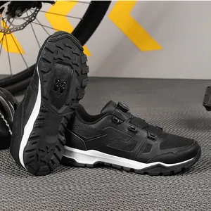 Profi-Herren MTB-Fahrradschuhe mit Drehverschluss und atmungsaktivem Mesh im Freien