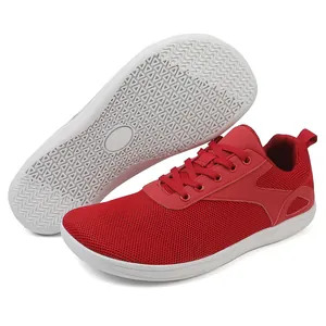 Unisex Barefoot Wide Toe Box Shoes Breathable Mesh Athletic Running Sneakers Anti Slip Lightweight Outdoor Hiking Shoes