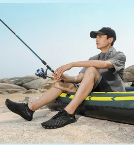 Outdoor-Wasserschuhe zum Angeln und Wandern mit rutschfesten Sohlen und Schnellschnürsystem