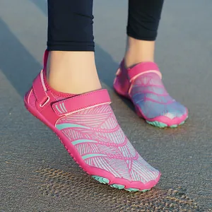 Chaussures aquatiques pour enfants à séchage rapide avec semelle antidérapante rose
