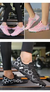 Détails de chaussures d'eau à séchage rapide avec lacets élastiques ajustables