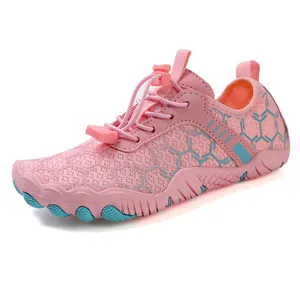 Chaussures d'Eau à Séchage Rapide pour Enfants Respirantes Antidérapantes Chaussures de Plage Garçons Filles Natation Aqua Socks Motif Nid d'Abeille