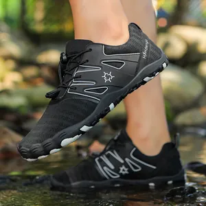 Sneldrogende vijftenige waterschoenen met antislip rubberen zolen voor outdoor trekking
