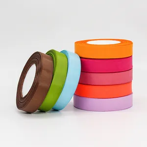 2cm grosgrain ribbons in vibrant colors for gift wrapping and DIY crafts projects