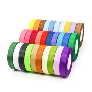 2cm multi-color grosgrain ribbons for DIY crafts and gift wrapping in various shades