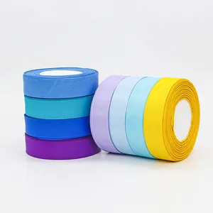 Grosgrain Ribbon Polyester Ribbed Tape For Gift Wrapping Hair Accessories DIY Crafts Sewing Clothing Multi Colors Ribbons