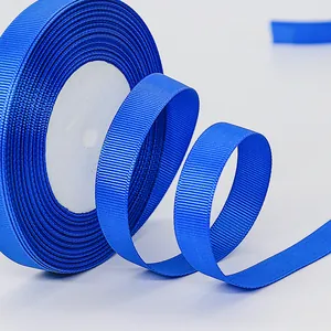 1.5cm Royal Blue grosgrain ribbon roll for DIY hair accessories and gift wrapping
