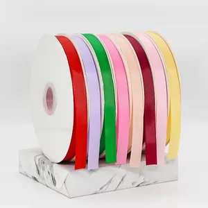Nastro Grosgrain Poliestere Canneté Bobina Per Confezioni Regalo Fai Da Te Artigianato Matrimonio Festa Decorazione Accessori Fatti A Mano