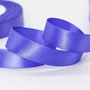Σατέν κορδέλα από πολυεστέρα υψηλής πυκνότητας 1,5 cm σε σκούρο μοβ για δώρα