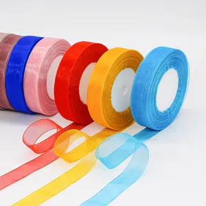 Nastri in organza colorati da 2 cm in tonalità vivaci per confezioni regalo e fai da te