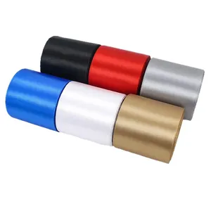 Set de cintas de raso de 7,5 cm en seis colores para regalos y decoraciones