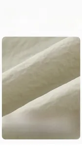 Detail of skin-friendly combed cotton fabric with anti-pilling and fade-resistant texture