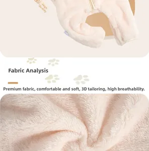 Close-up of soft plush fabric and premium zipper on newborn thermal winter romper
