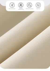 Macro detail showing smooth combed cotton fabric texture of the kids windbreaker jacket