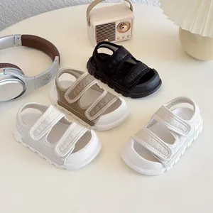 Παιδικά Casual Μοντέρνα Σανδάλια Καλοκαιρινά με Μαλακή Σόλα Παπούτσια Παραλίας με Κλείσιμο Σκρατς Καπιτονέ Σχέδιο για Νήπια Αγόρια Κορίτσια