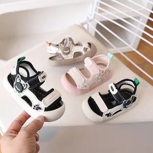 Peuter Kinderen Cartoon Monster Sandalen Gesloten Teen Antislip Strandschoenen Voor Jongens Meisjes Zomer Casual Outdoor Sandalen