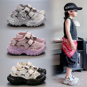 Mädchen leichte atmungsaktive Sportsandalen mit dicker Sohle und Klettverschluss