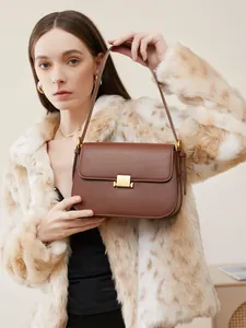 Women Genuine Leather Tofu Bag Western Vintage Split Cowhide Shoulder Bag Classic Square Crossbody Bag With Metal Buckle Commute Handbag