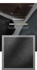 Detailed texture of premium top grain cowhide leather used for shoulder bags