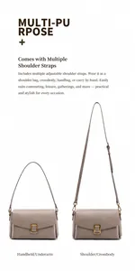 Détail d'un sac en cuir avec deux bandoulières pour un porté main ou en bandoulière polyvalent