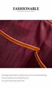 Macro detail of high-quality purple herringbone fabric lining and neat leather stitching