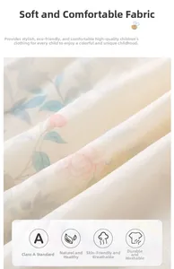 Detail of Class A floral cotton fabric showing breathable texture and soft quality