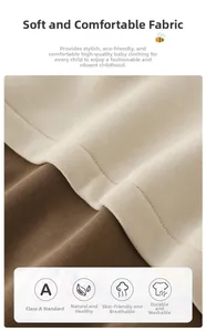 Macro shot of Class A breathable cotton fabric with contrast stitching for baby sets