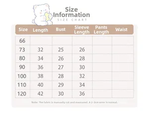 Tabella taglie dettagliata per maglie a maniche lunghe da bambina con misure complete