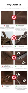 Detail of premium brown frosted leather texture and silver plated hardware buckles