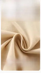 Detail of combed cotton fabric texture with soft skin-friendly and anti-pilling features