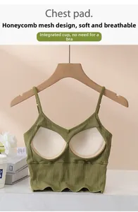 Detail of integrated honeycomb mesh chest pads for soft and breathable comfort