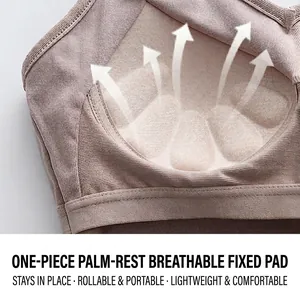 Modal camisole with built-in palm-shaped fixed pads and breathable lining fabric