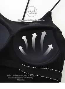 Detail of breathable honeycomb bra cups and latex-feel padding for maximum comfort