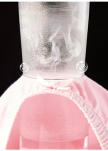 Détail du tissu en maille rose respirant pour short de sécurité fille avec aération