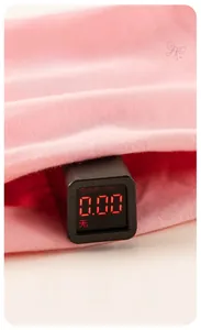 Detail of pink cotton fabric meeting Class A safety standards with no fluorescent agents