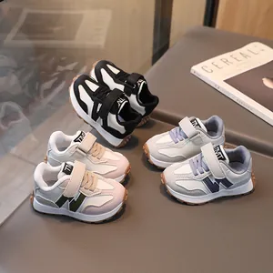 Kinder Retro Sneaker Forrest Gump Stil Rutschfeste Schuhe Jungen Mädchen Klettverschluss Kunstleder Lässige Laufschuhe