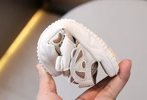 Flexible soft sole baby sandal showing high durability and flexibility for toddlers
